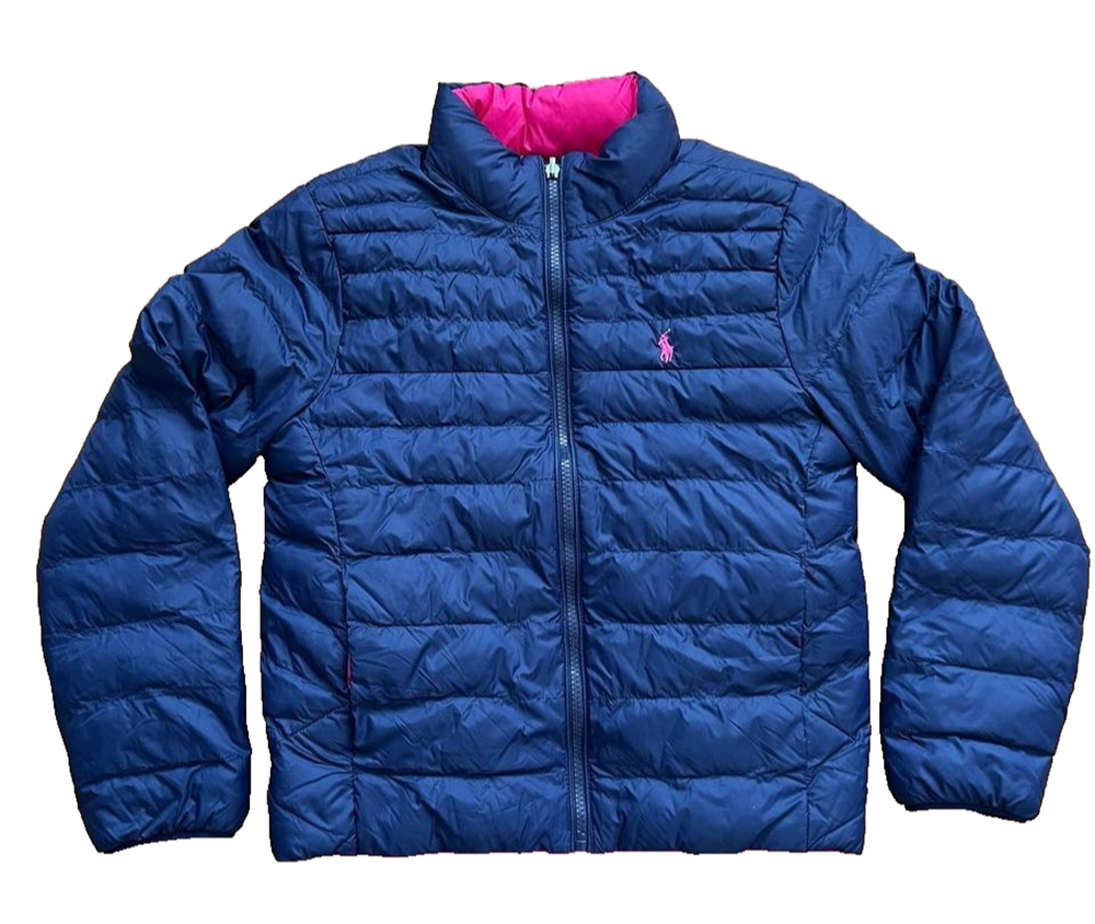 POLO RALPH LAUREN KIDS P-Layer 2 Reversible Jacket 10-12 y Pink/Navy A002003